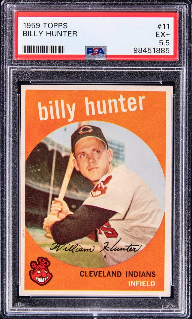 1959 Topps Billy Hunter #no-number card image