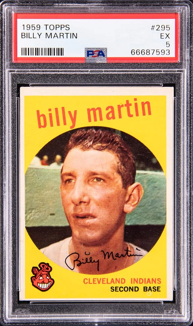 1959 Topps Billy Martin #295 card image