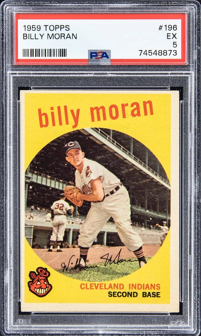 1959 Topps Billy Moran #196 card image