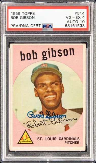1959 Topps Bob Gibson #514 card image