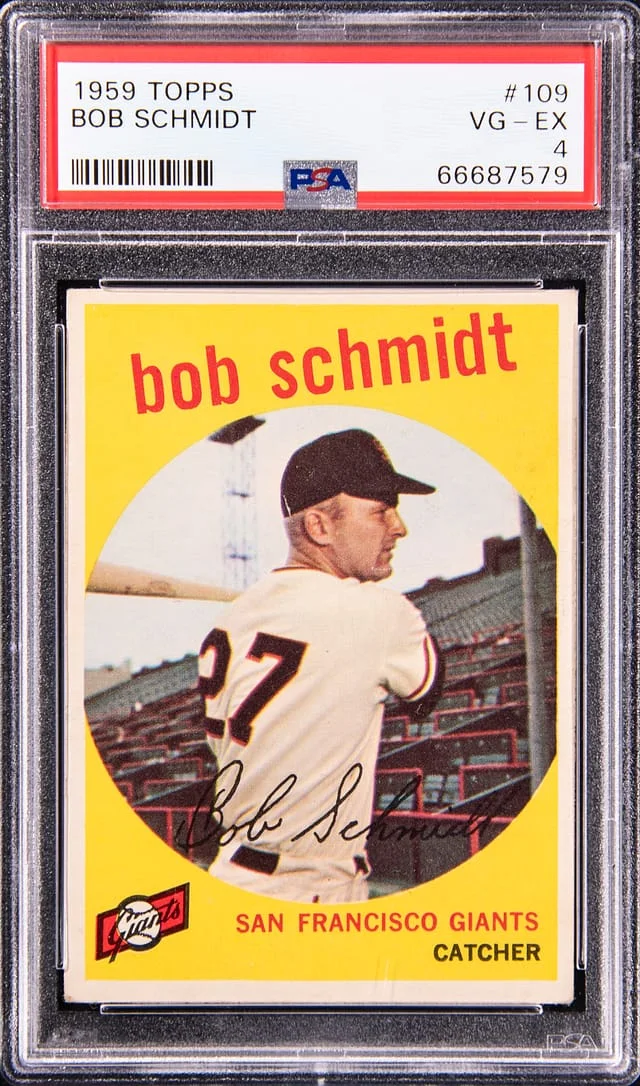 1959 Topps Bob Schmidt #109 card image