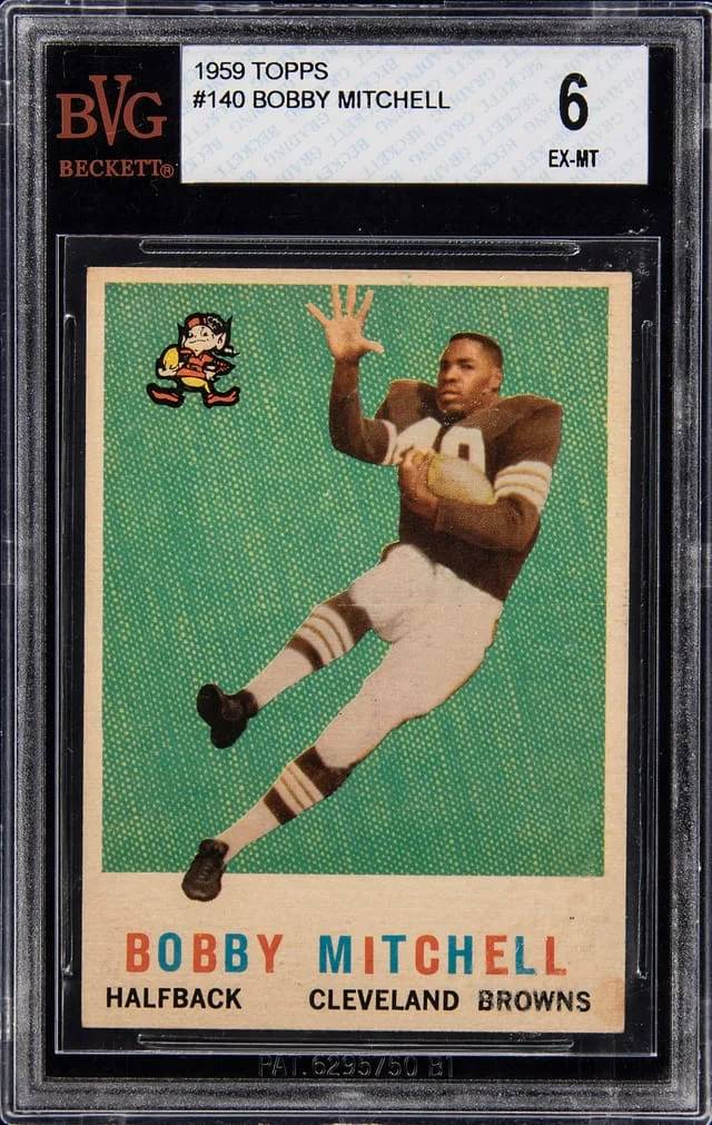 1959 Topps Bobby Mitchell #140 card image