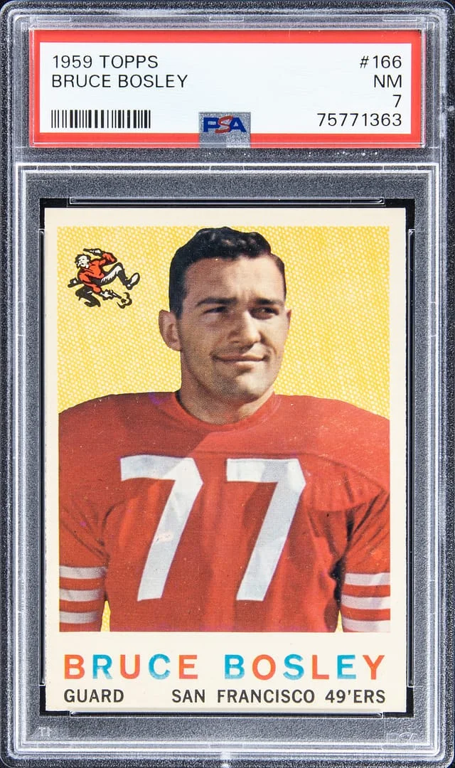 1959 Topps Bruce Bosley #166 card image