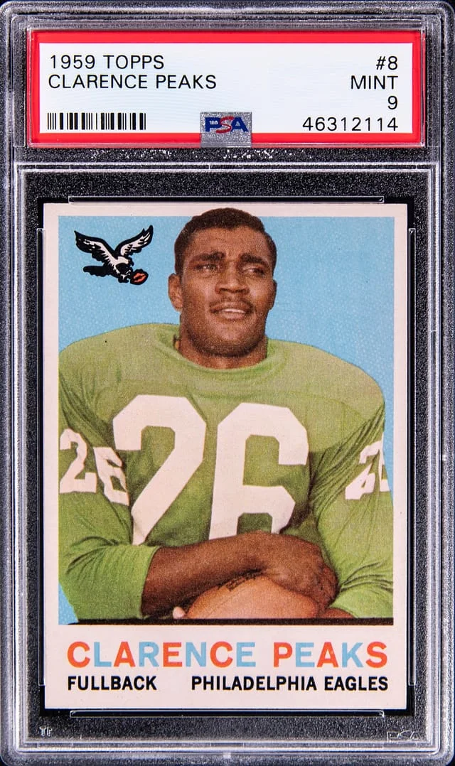 1959 Topps Clarence Peaks #8 card image