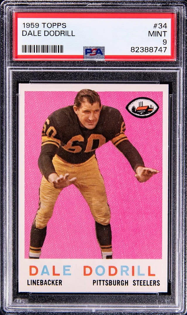 1959 Topps Dale Dodrill #34 card image