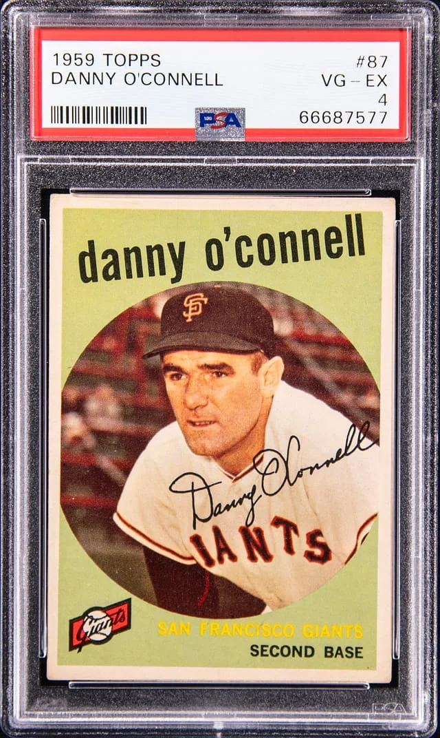 1959 Topps Danny O'Connell #87 card image