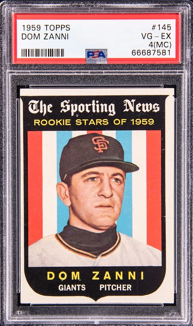 1959 Topps Dom Zanni #145 card image