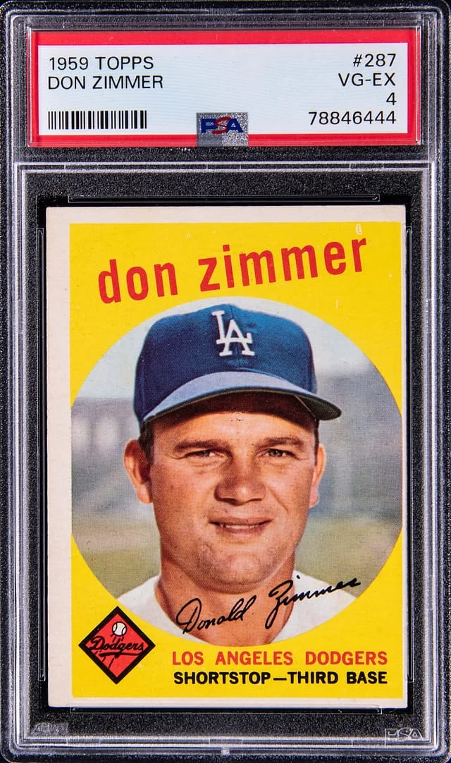 1959 Topps Don Zimmer #287 card image