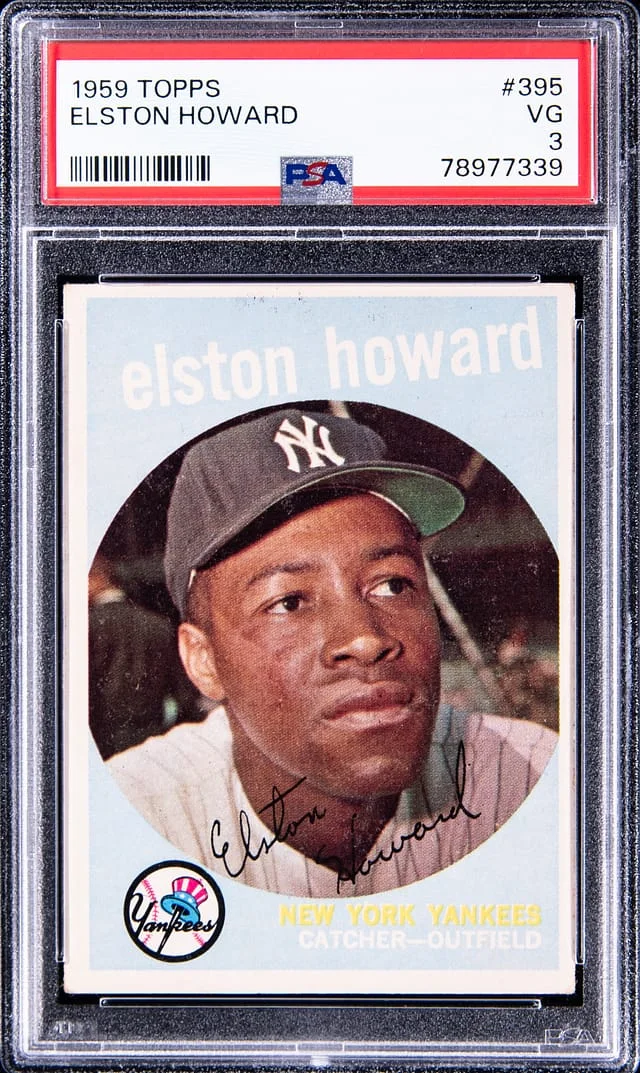 1959 Topps Elston Howard #395 card image