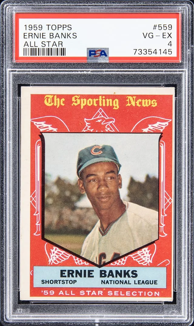 1959 Topps Ernie Banks All Star #559 card image