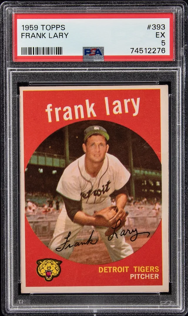 1959 Topps Frank Lary #393 card image