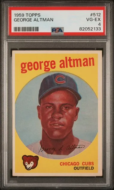 1959 Topps George Altman #512 card image