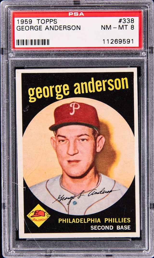 1959 Topps George Anderson #338 card image