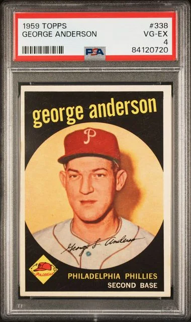 1959 Topps George (Sparky) Anderson #338 card image
