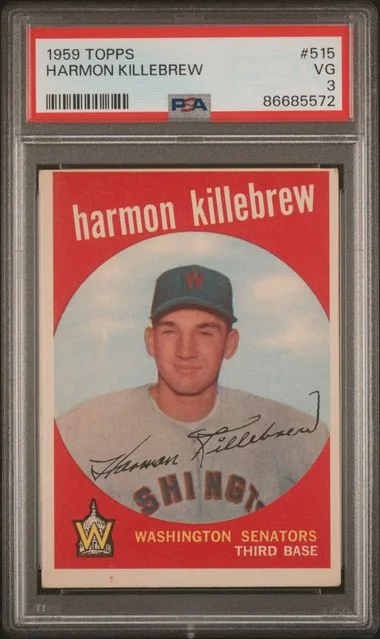 1959 Topps Harmon Killebrew #515 card image