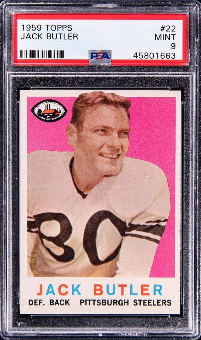1959 Topps Jack Butler #22 card image