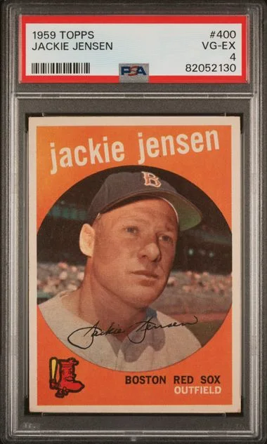1959 Topps Jackie Jensen #400 card image