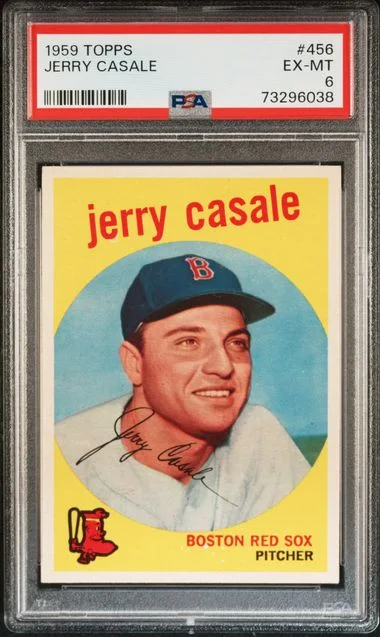 1959 Topps Jerry Casale #456 card image