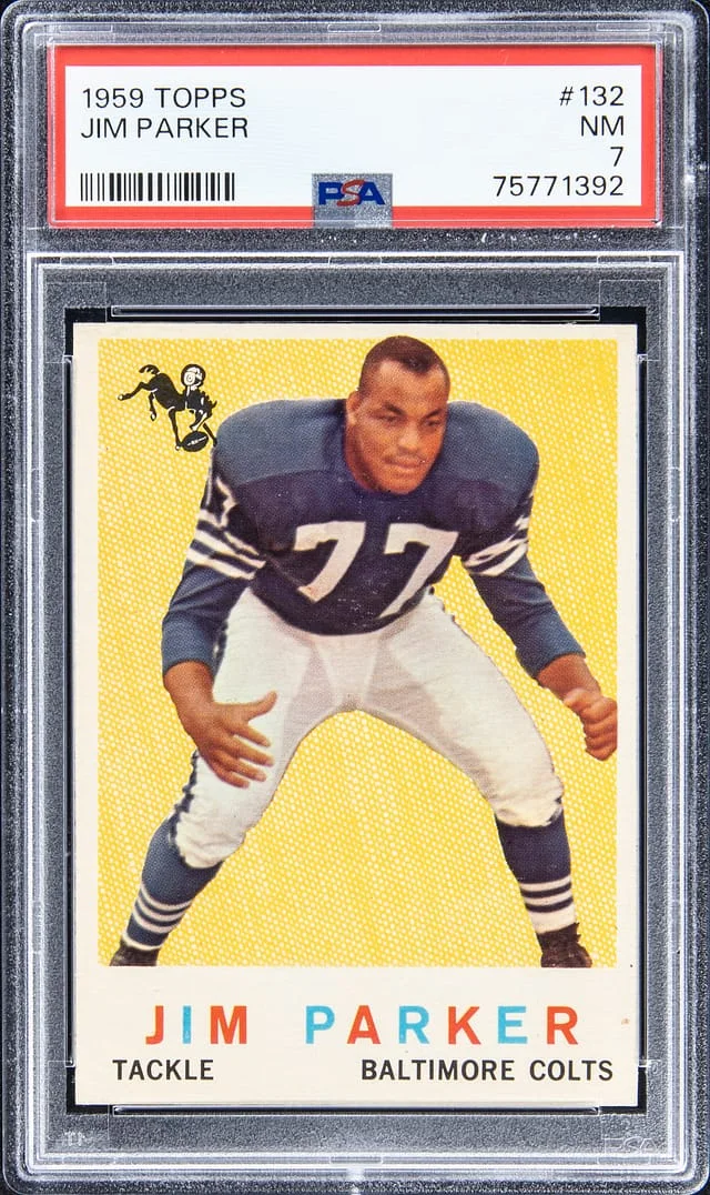 1959 Topps Jim Parker #132 card image