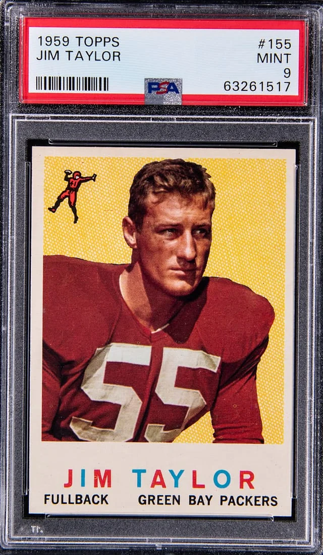 1959 Topps Jim Taylor #155 card image