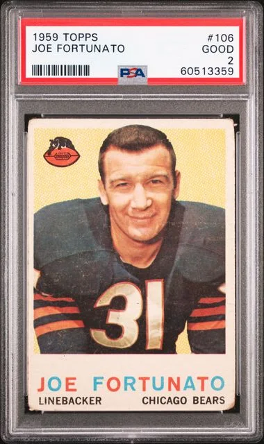 1959 Topps Joe Fortunato #106 card image