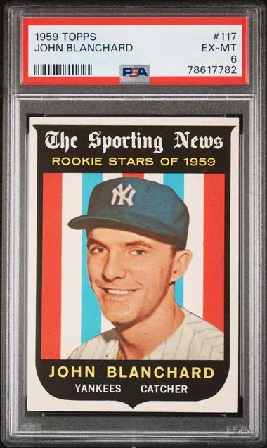 1959 Topps John Blanchard #117 card image