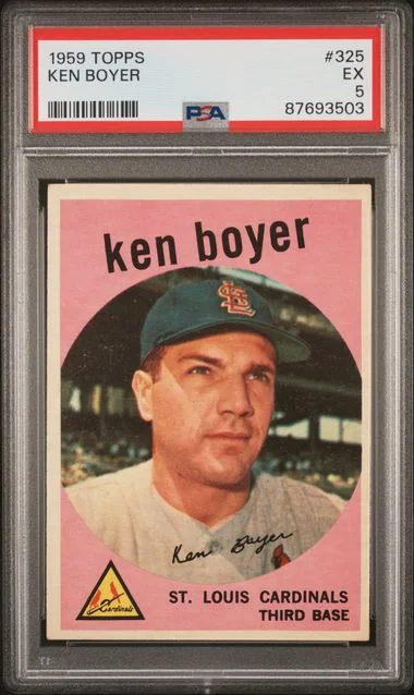 1959 Topps Ken Boyer #325 card image