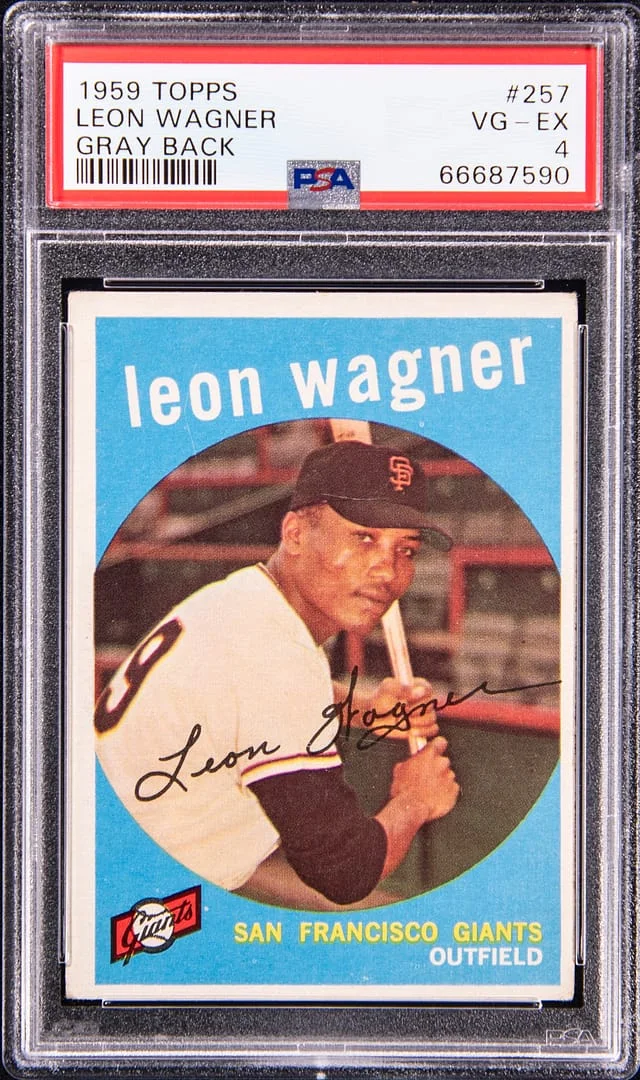 1959 Topps Leon Wagner #257 card image