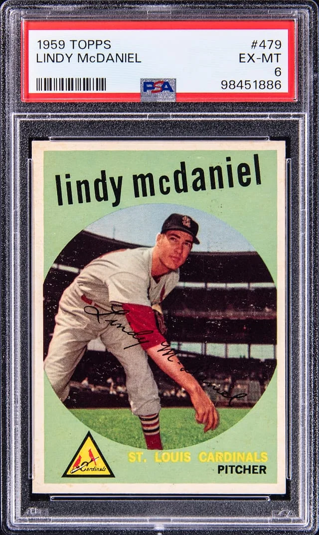 1959 Topps Lindy McDaniel #479 card image