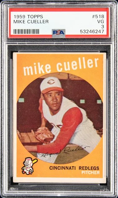 1959 Topps Mike Cueller #518 card image