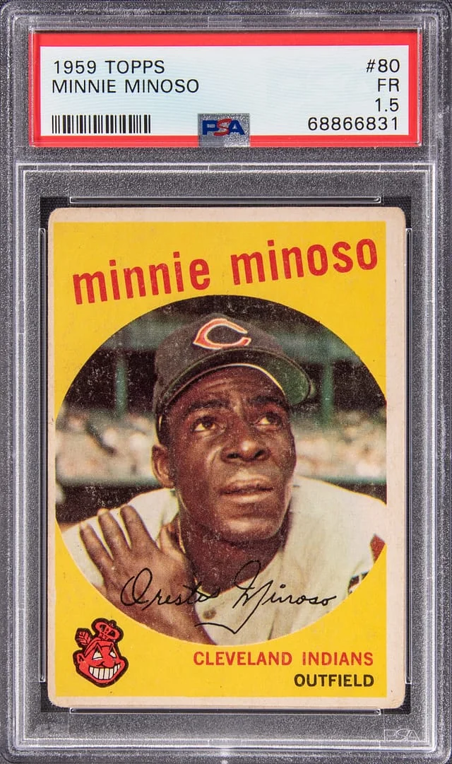 1959 Topps Minnie Minoso #80 card image