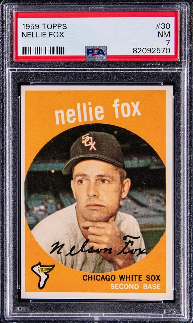 1959 Topps Nellie Fox #30 card image