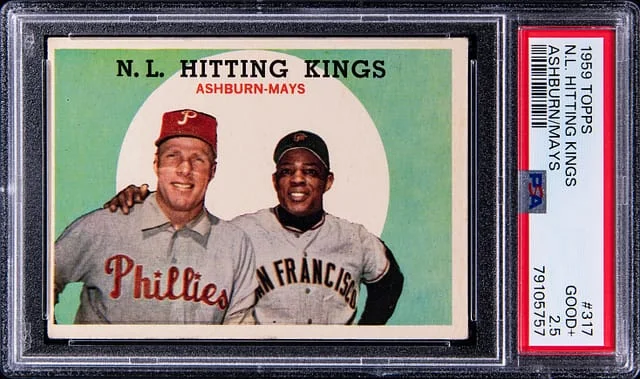 1959 Topps N.L. Hitting Kings #317 card image