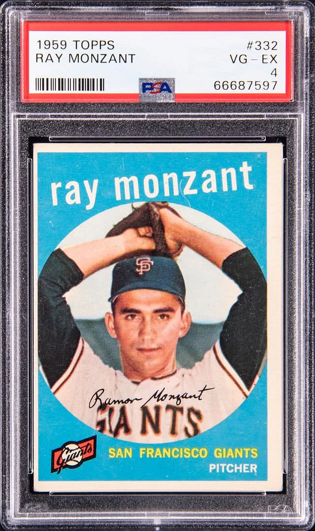 1959 Topps Ray Monzant #332 card image