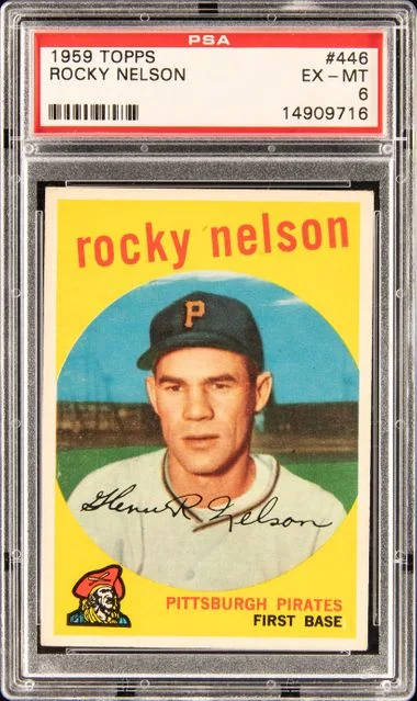 1959 Topps Rocky Nelson #446 card image