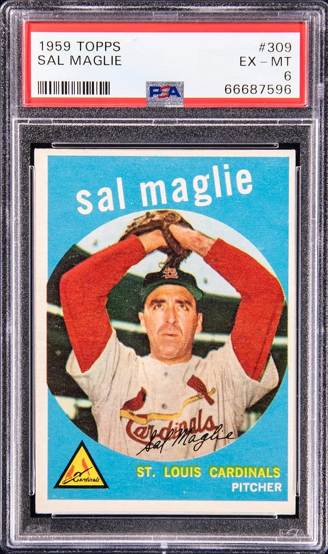 1959 Topps Sal Maglie #309 card image
