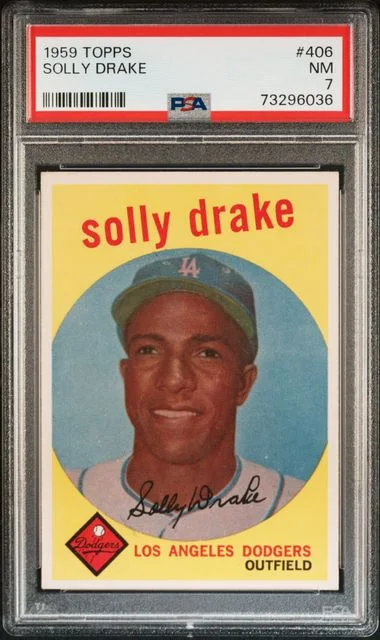 1959 Topps Solly Drake #406 card image