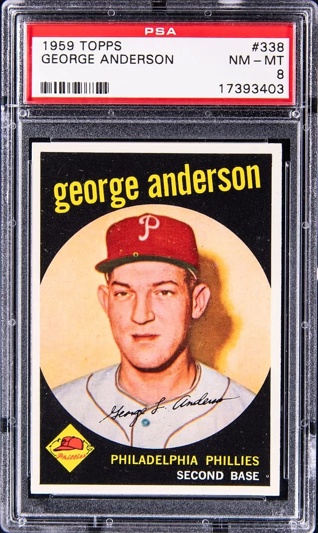 1959 Topps Sparky Anderson #338 card image