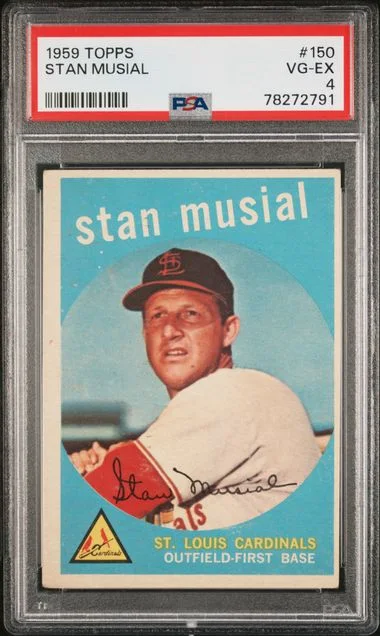 1959 Topps Stan Musial #150 card image