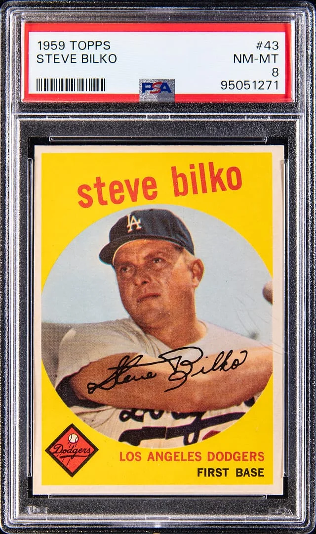 1959 Topps Steve Bilko #43 card image