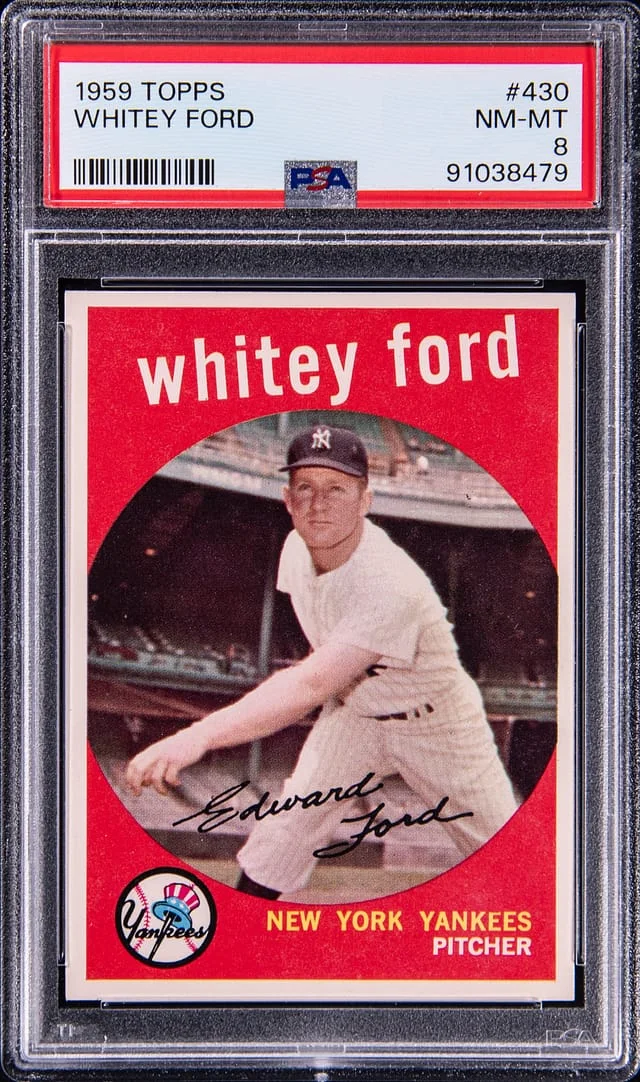 1959 Topps Whitey Ford #430 card image