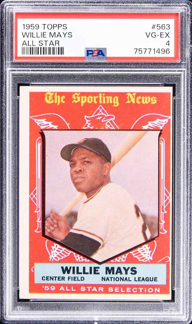 1959 Topps Willie Mays All Star #563 card image
