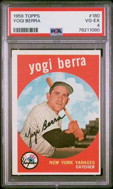 1959 Topps Yogi Berra #180 card image