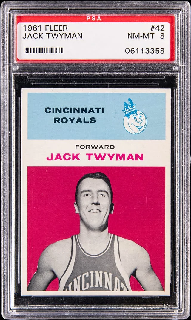 1960-61 Fleer Jack Twyman #42 card image