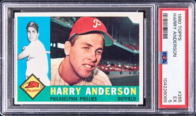 1960-61 Topps Harry Anderson #285 card image