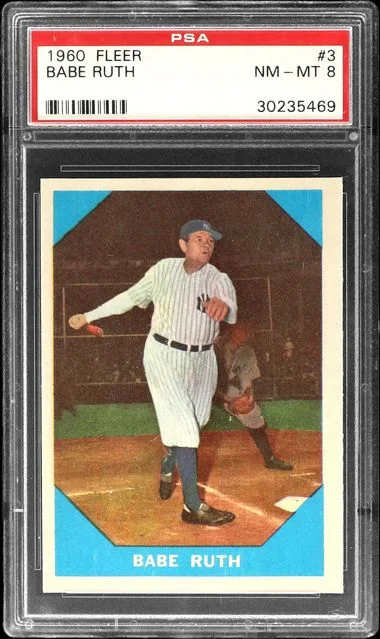 1960 Fleer Babe Ruth #3 card image