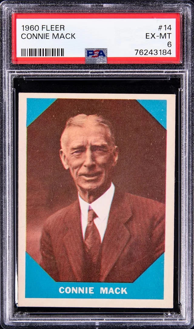 1960 Fleer Connie Mack #14 card image