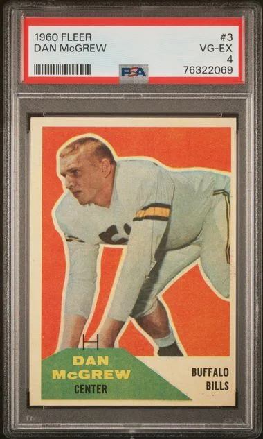 1960 Fleer Dan McGrew #3 card image