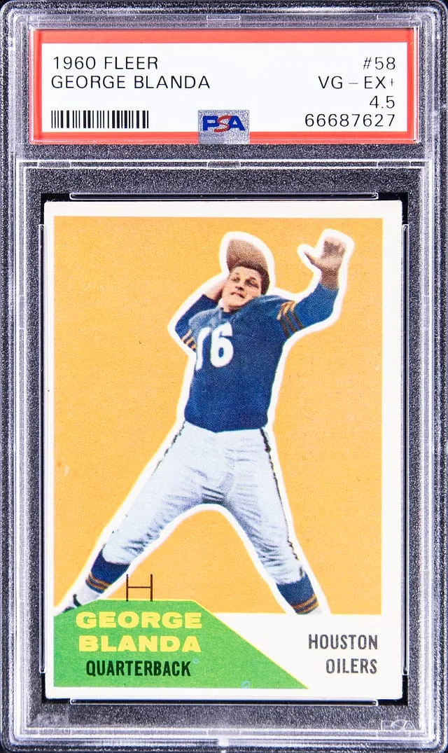 1960 Fleer George Blanda #58 card image