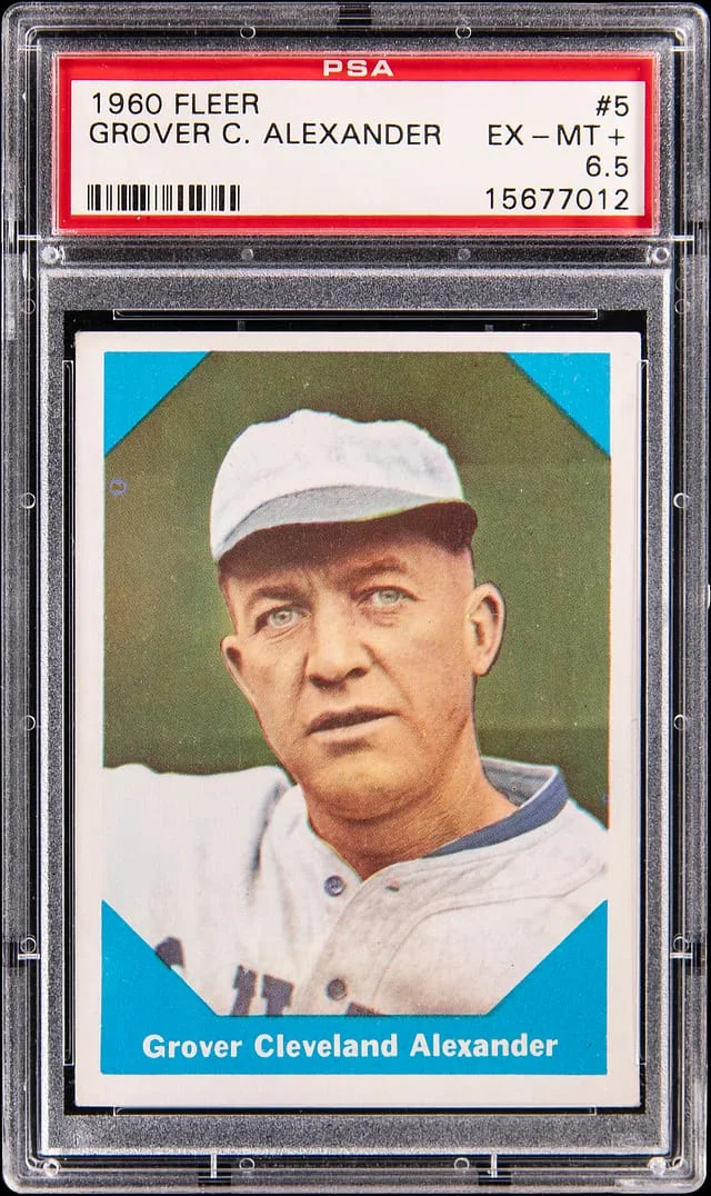 1960 Fleer Grover C. Alexander #5 card image
